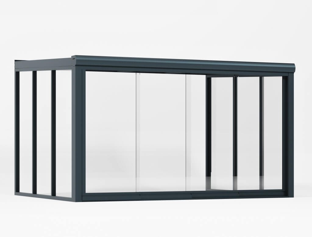 Terrassenüberdachung Sonnenschutz 4x3