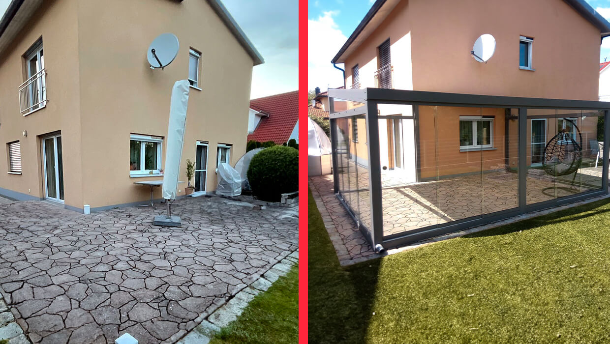 Terrassenüberdachung Polycarbonat Eisenhüttenstadt