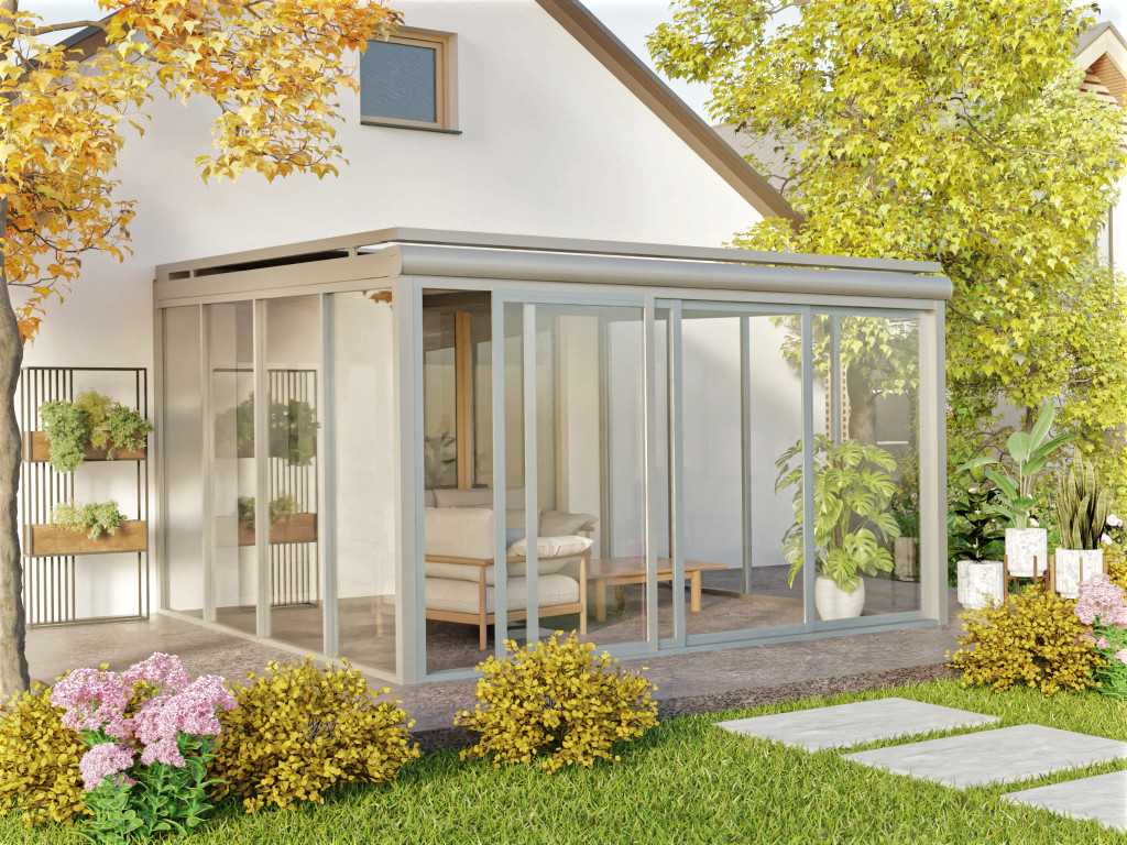 Terrassenüberdachung sonnenschutz 4x4 markise