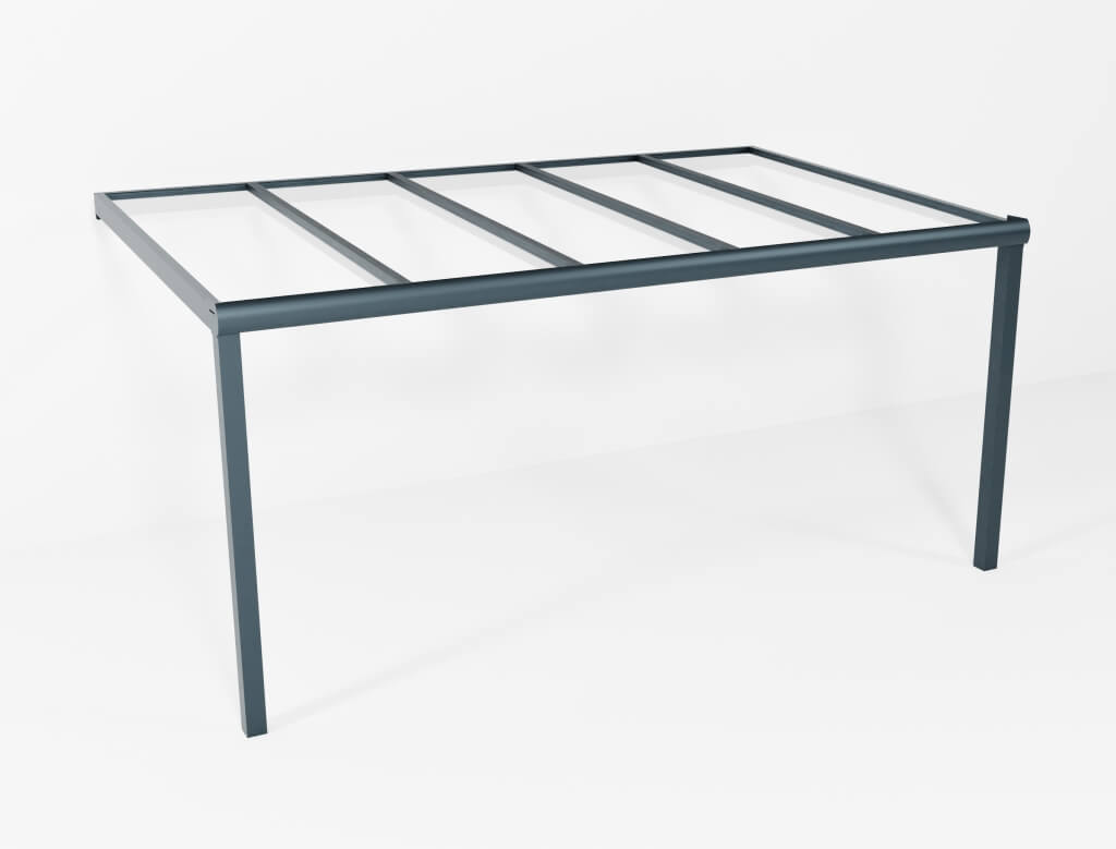 Terrassenüberdachung Glas 5x3m