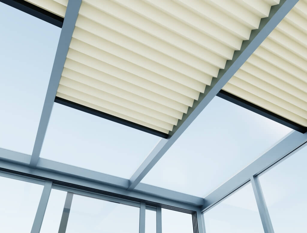 Terrassenüberdachung sonnenschutz rahmen mit markise