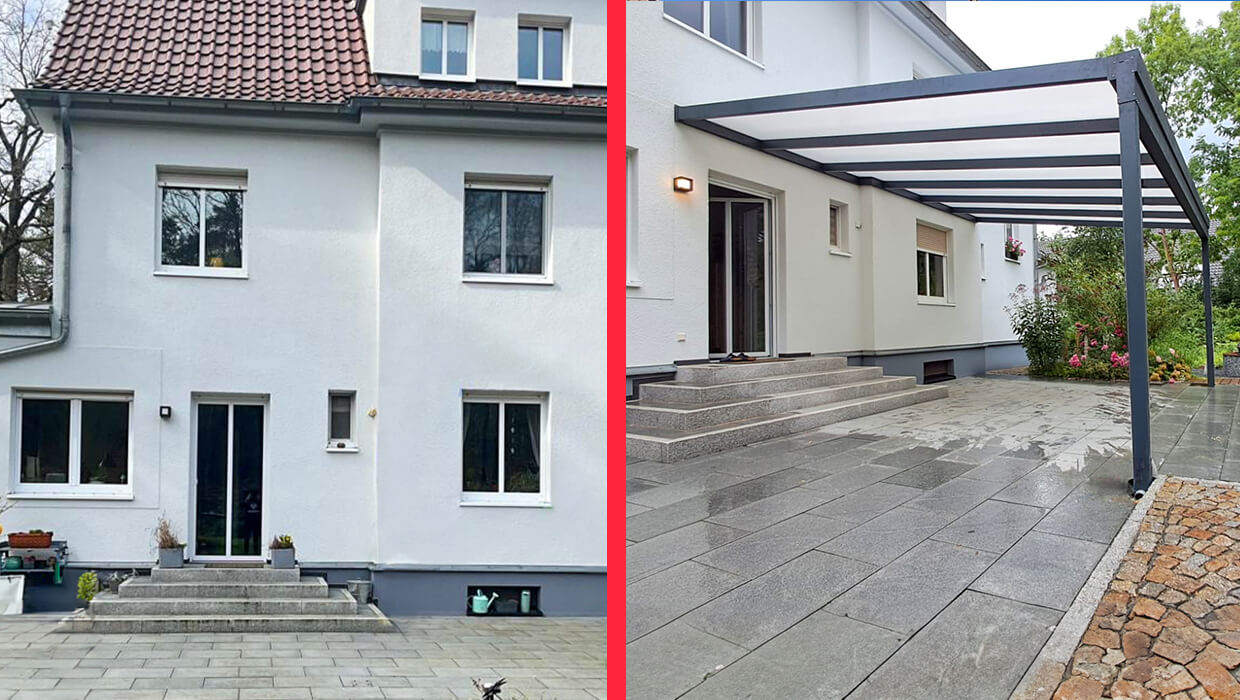 Sonnenschutz Terrassenüberdachung für Königsbrück