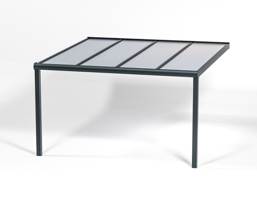 Terrassenüberdachung Glas 4×4m