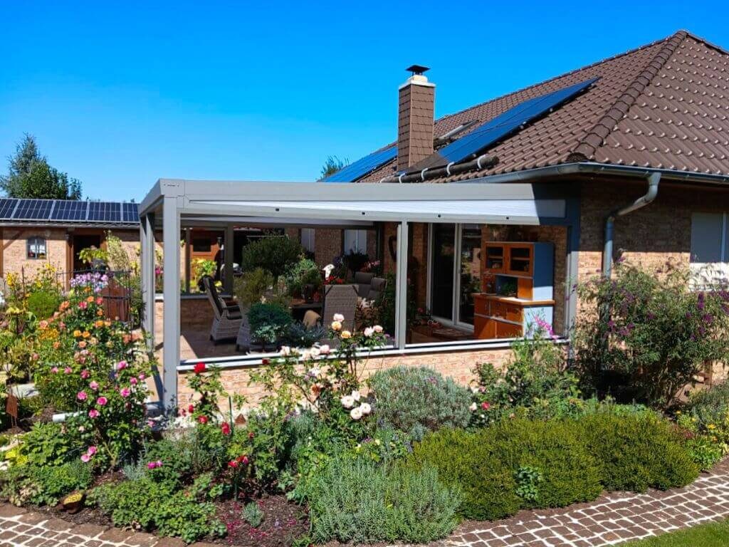 Beeskow Terrassenüberdachung Montage