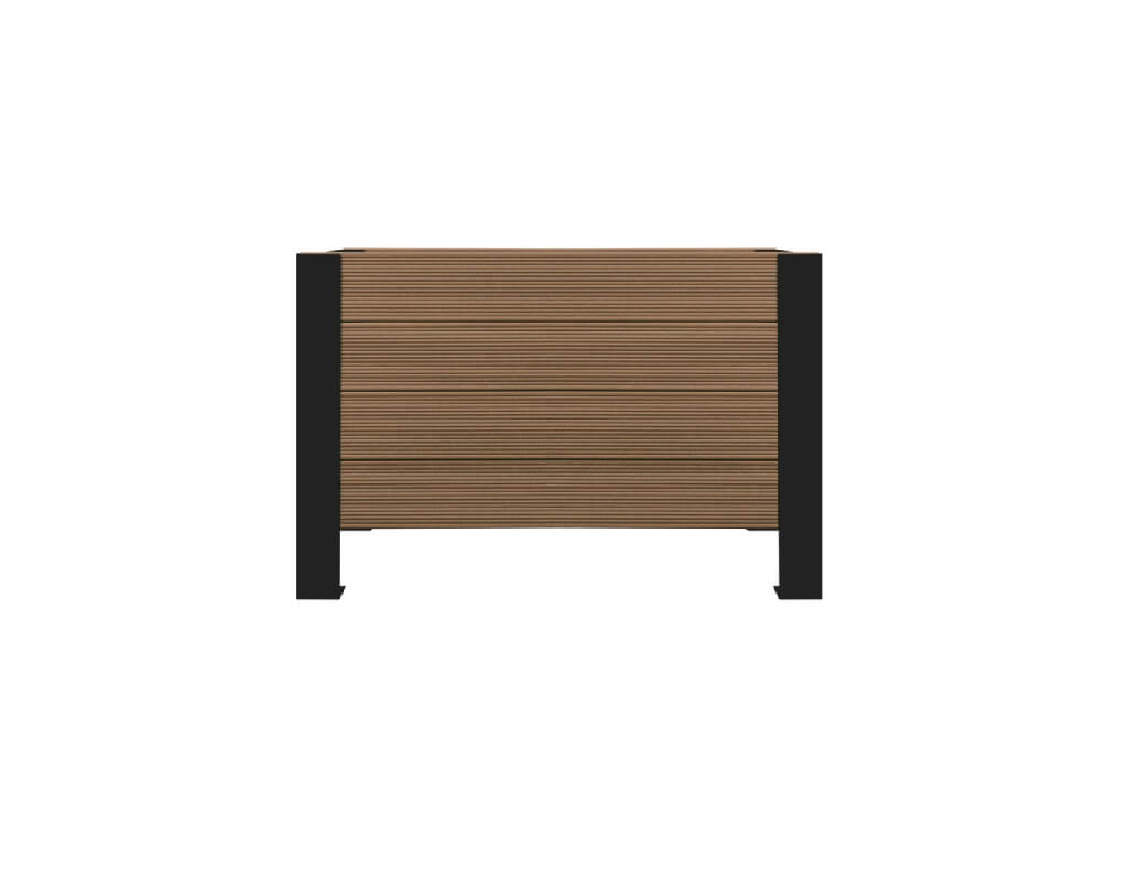 Blumen Kübel WPC Lindberg Eiche