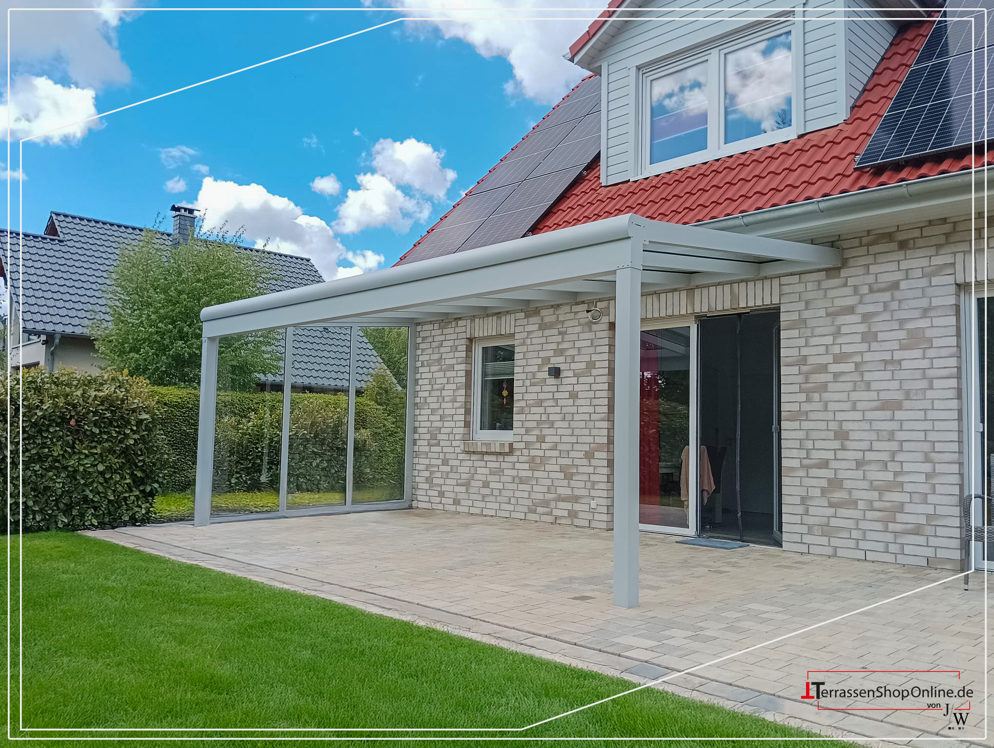 Terrassenüberdachung Trassenheide Montage