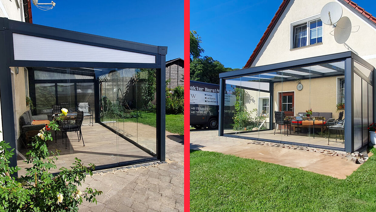 Terrassenüberdachung nach Maß in Jakobsdorf