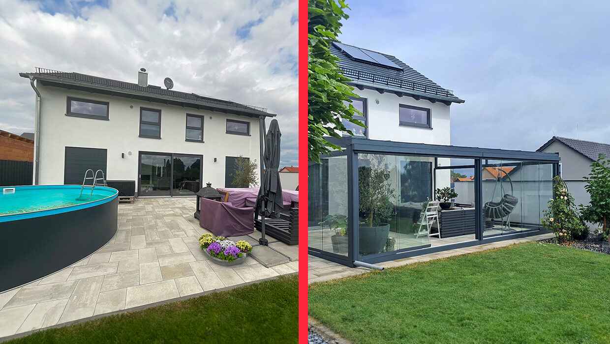 terrassenueberdachung 7x5 glas