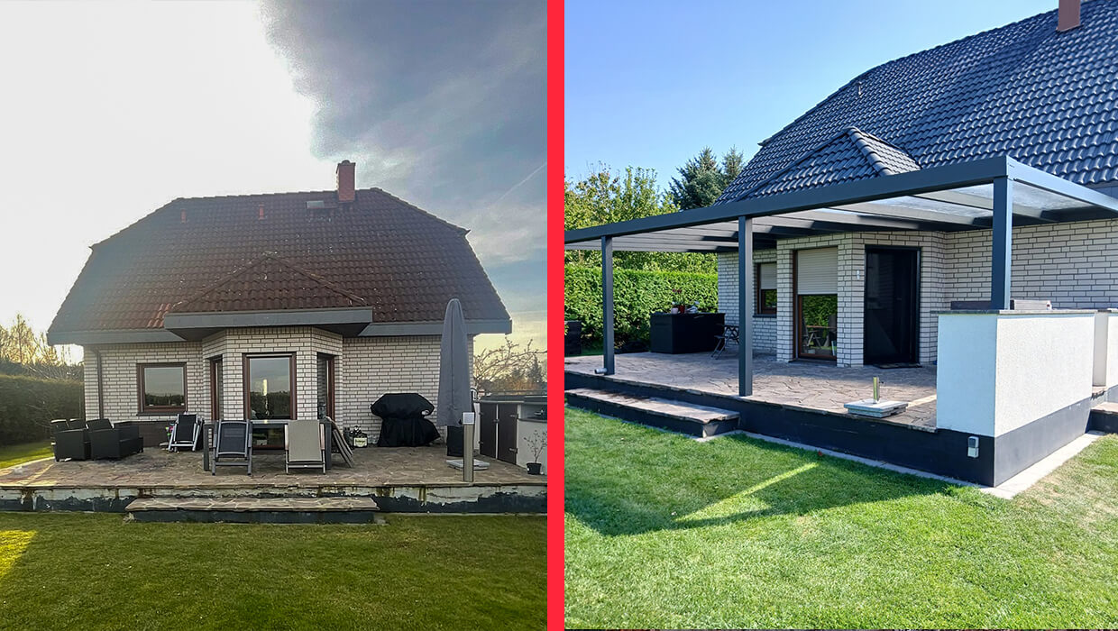 Mixdorf Terrassenüberdachung