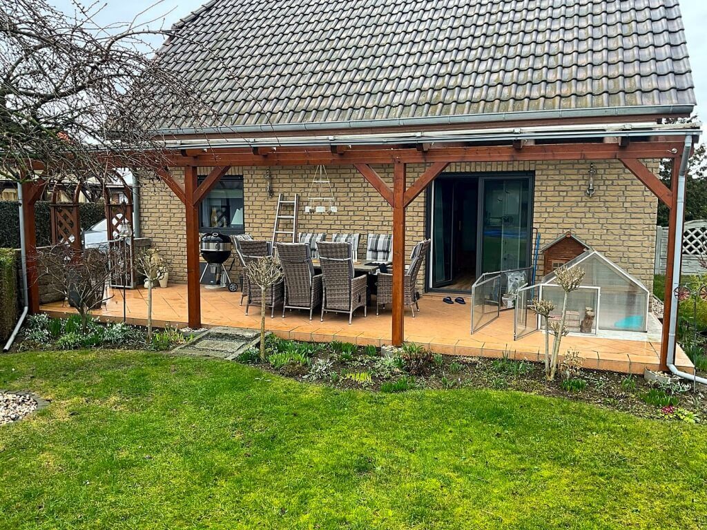 Schiebetür mit Schienensystem