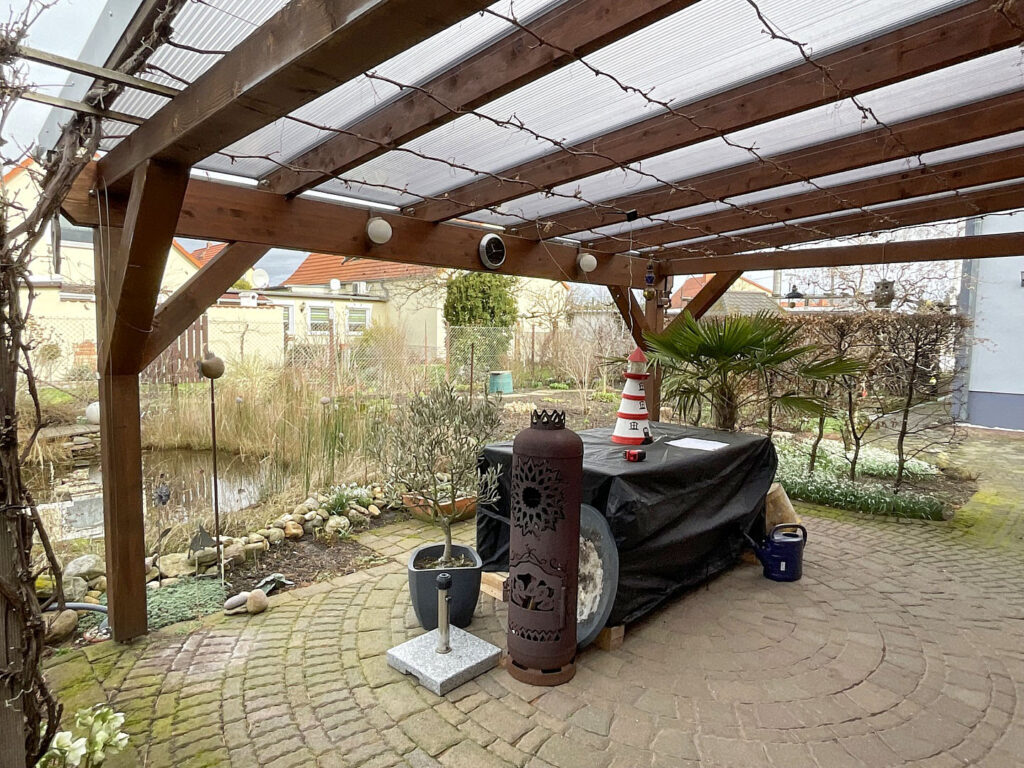 Terrassenüberdachung in Geusa