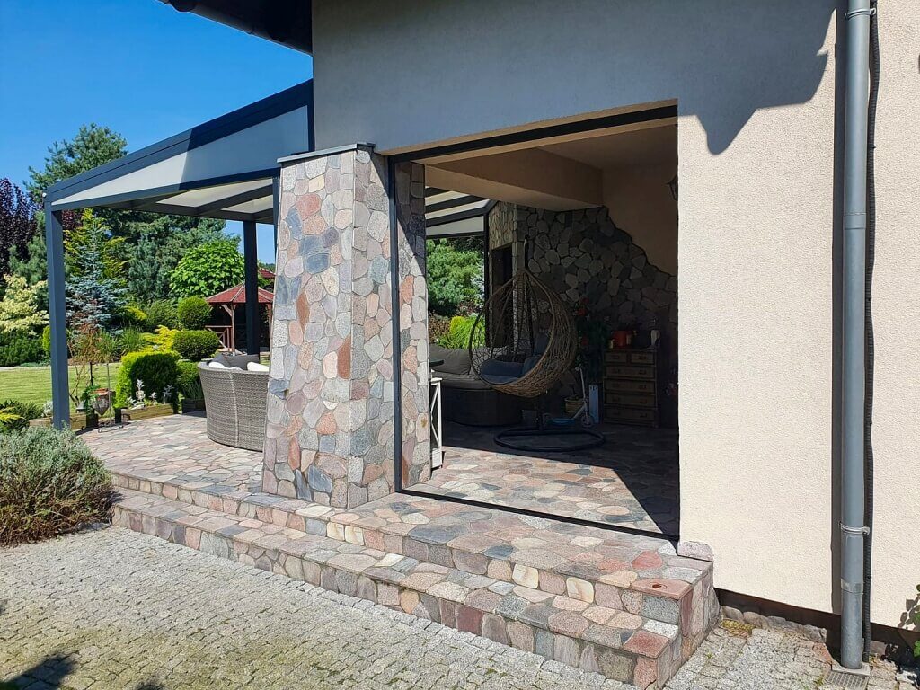 errassenüberdachung in Grünberg – die Erweiterung