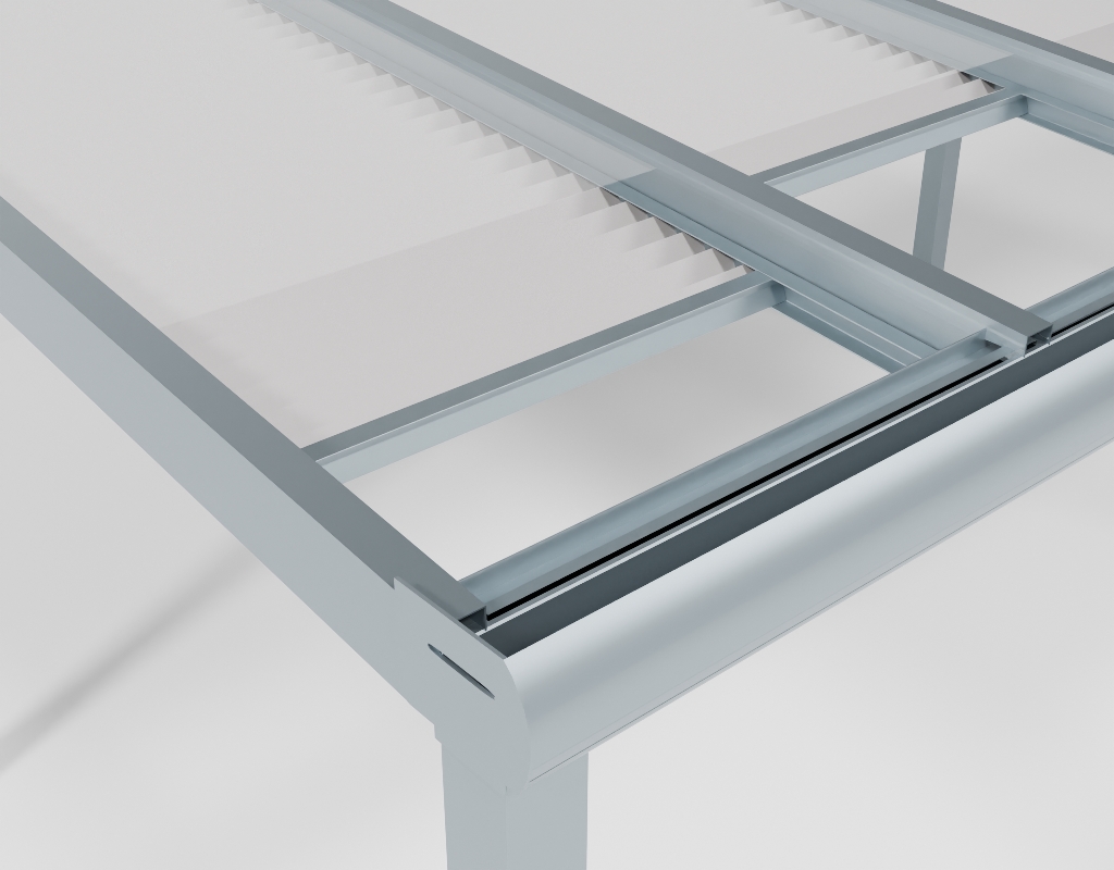 Terrassenüberdachung mit Markise 3x5