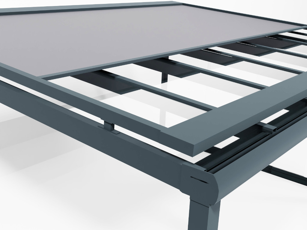 Terrassenberdachung mit Markise 6x4