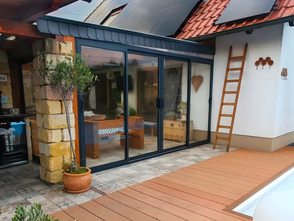 Glasschiebetür Aufhängung Oschatz