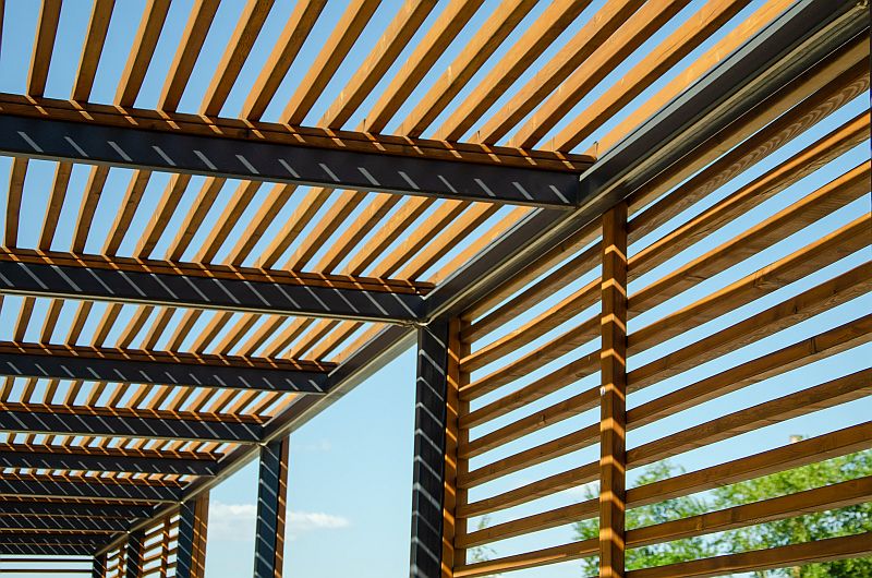 Holz für Terrassenüberdachung