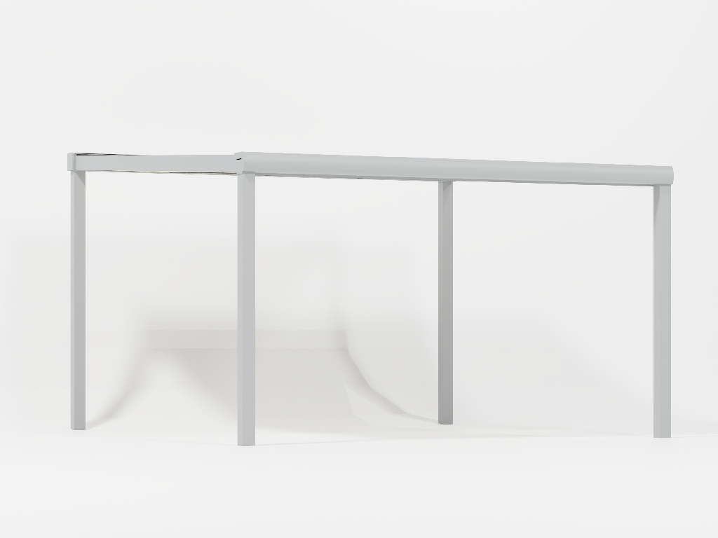 Terrassenüberdachung mit Markise 4x4