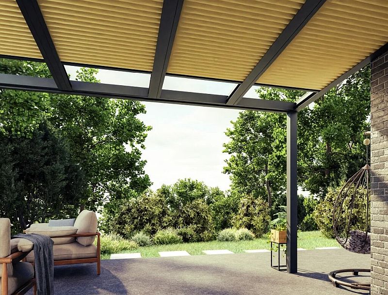 überdachung mit markise