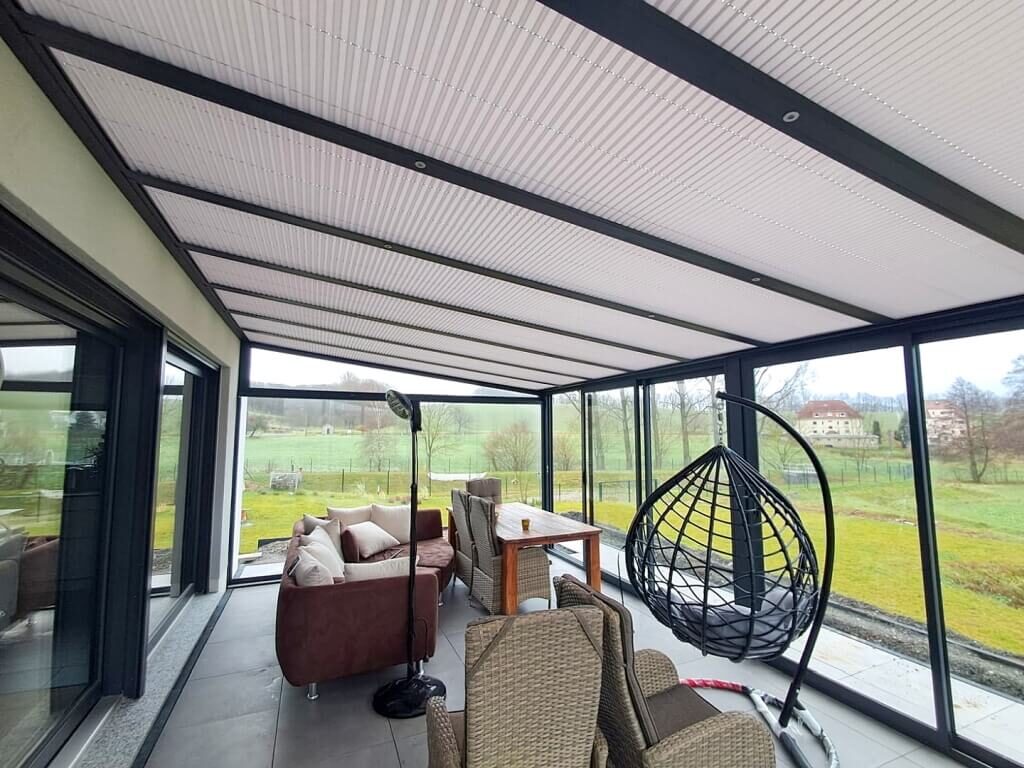 Montage eines Wintergartens in Nossen