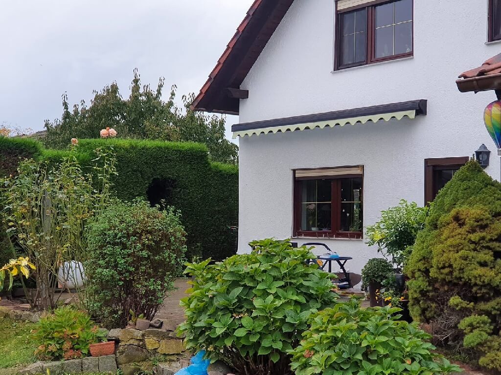 Montage von Terrassenüberdachung Riesa