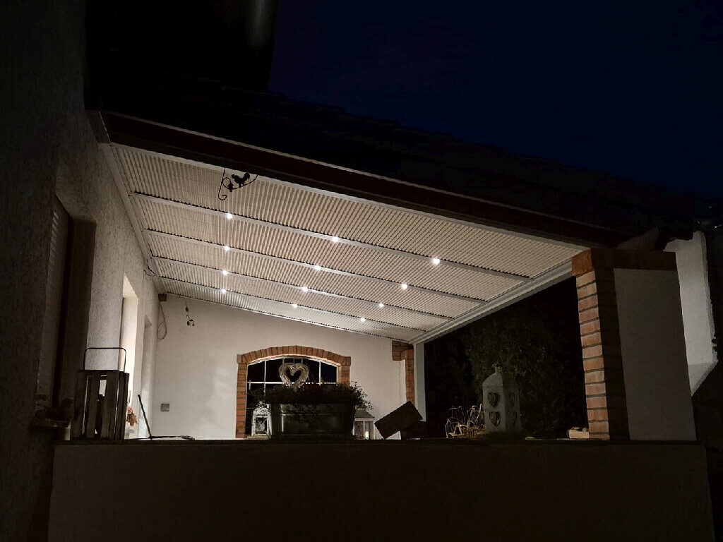 Montage von Terrassenüberdachung in Kerkwitz