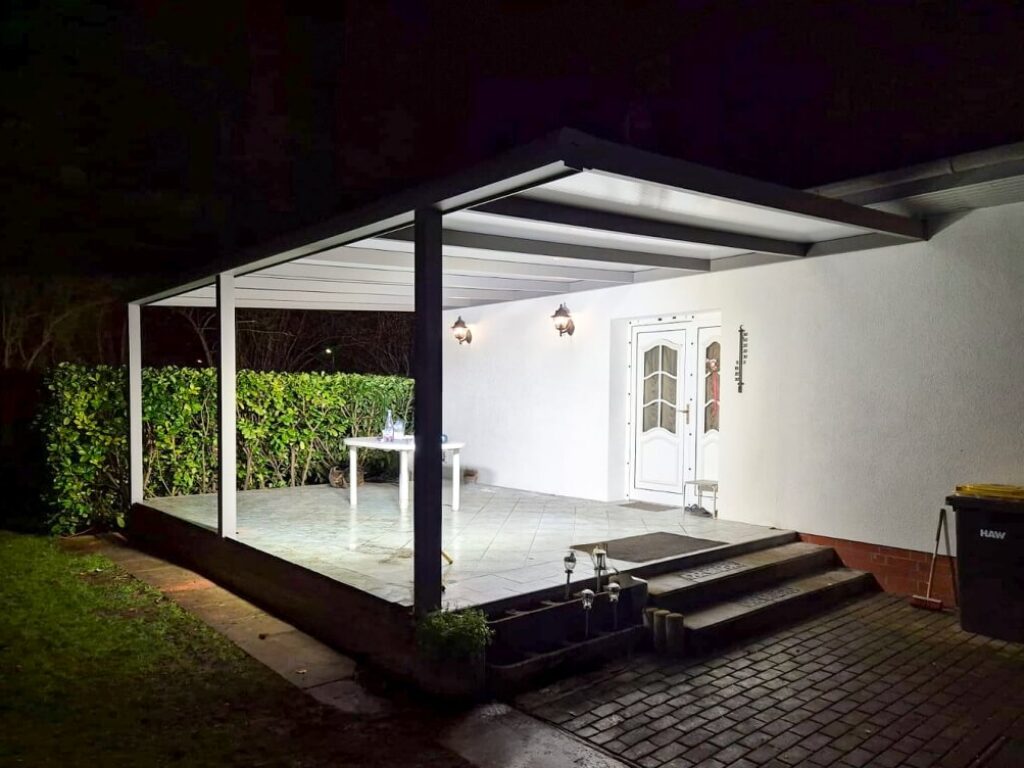 Terrassendach in Brieselang