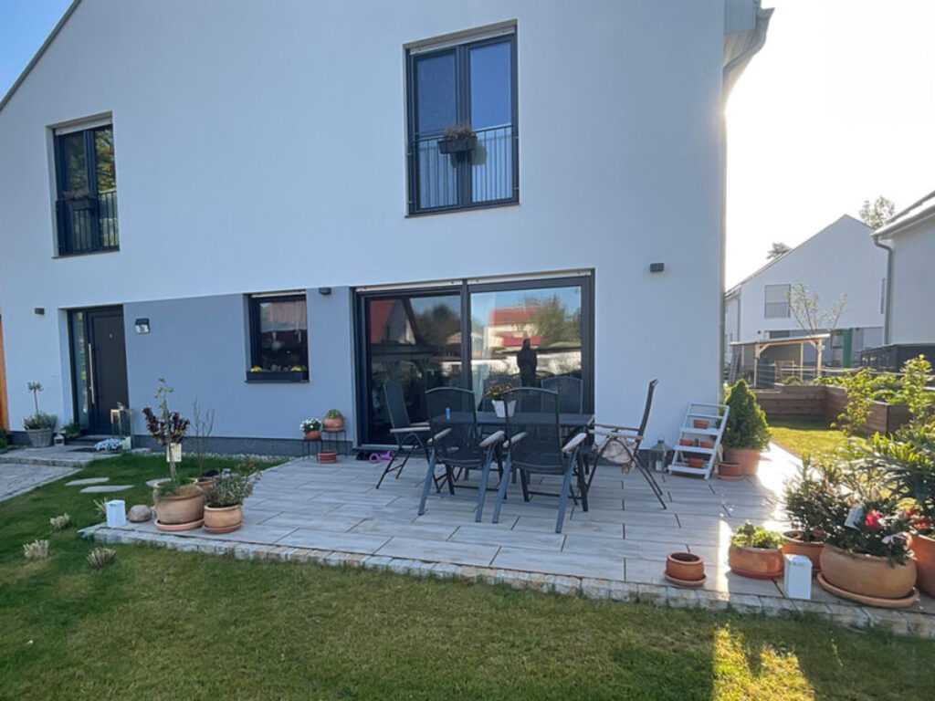 Terrassenüberdadchung Grünheide vorher