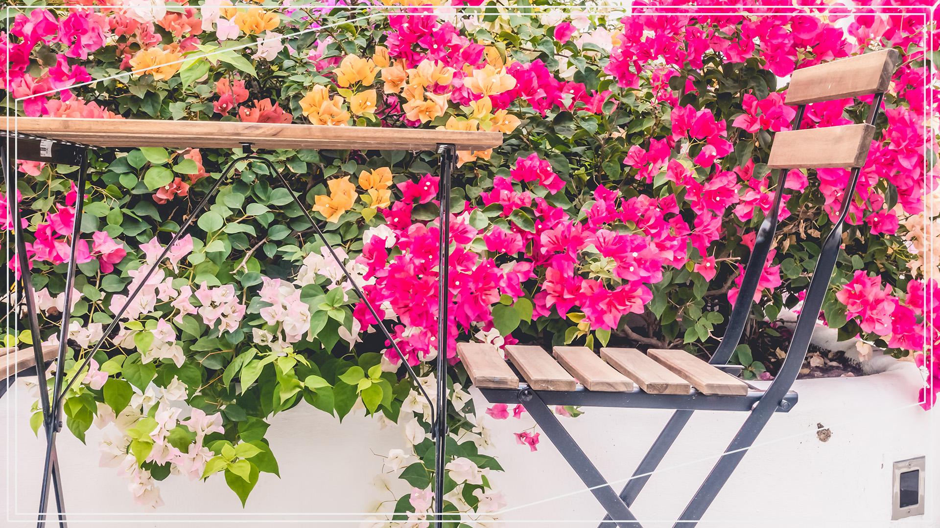 Frühlingsdeko für Terrasse
