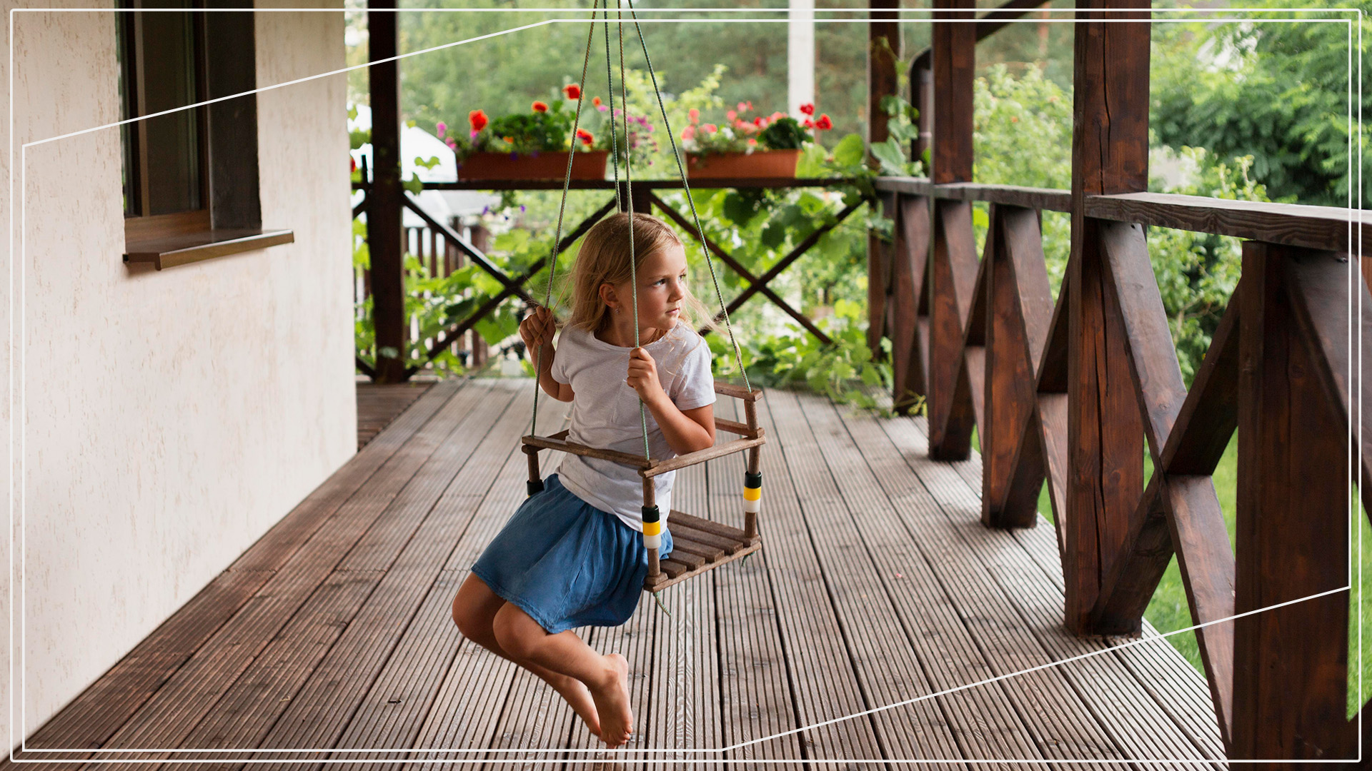 Frühlingsdeko für Terrasse
