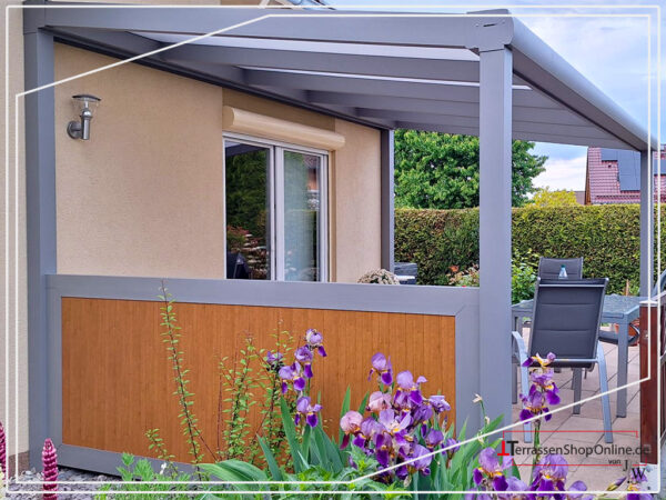 Terrassenüberdachung in Leipzig nachher