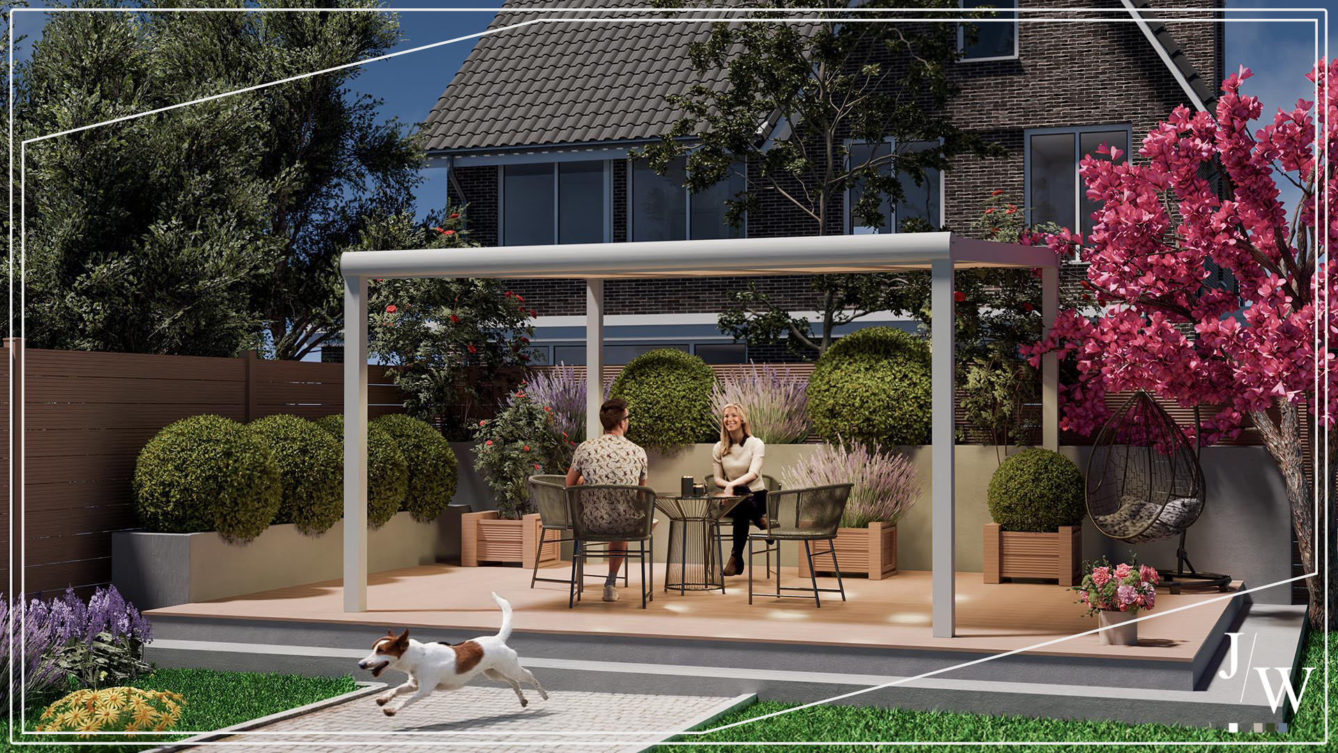 Frühling auf der Terrasse