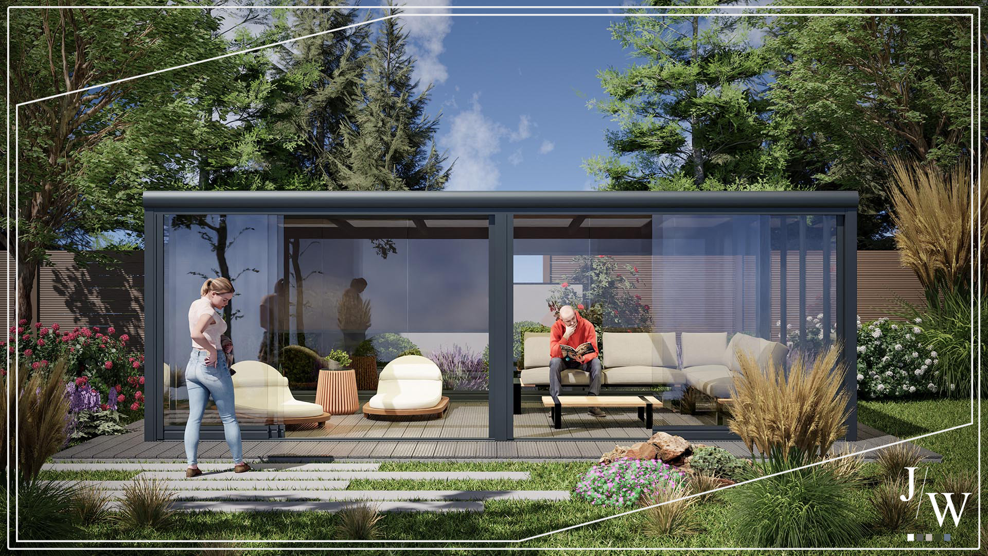 Terrasse frühlingshaft gestalten