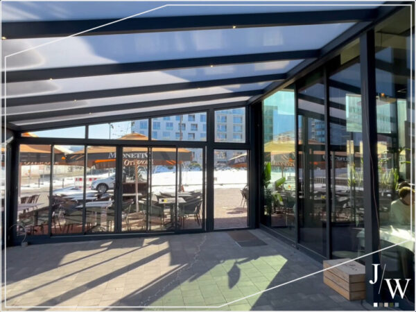 Terrassenüberdachung für Restaurant Berlin