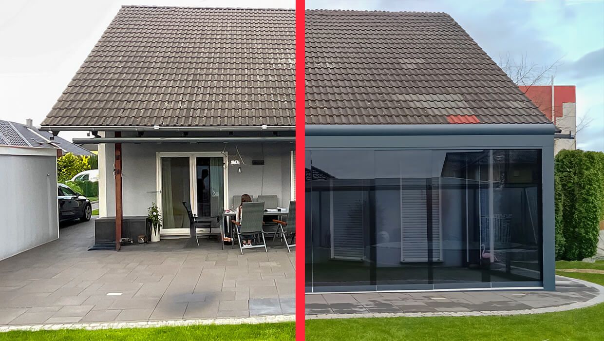 Montage Wintergarten in Lübben – Aufbau vor Ort