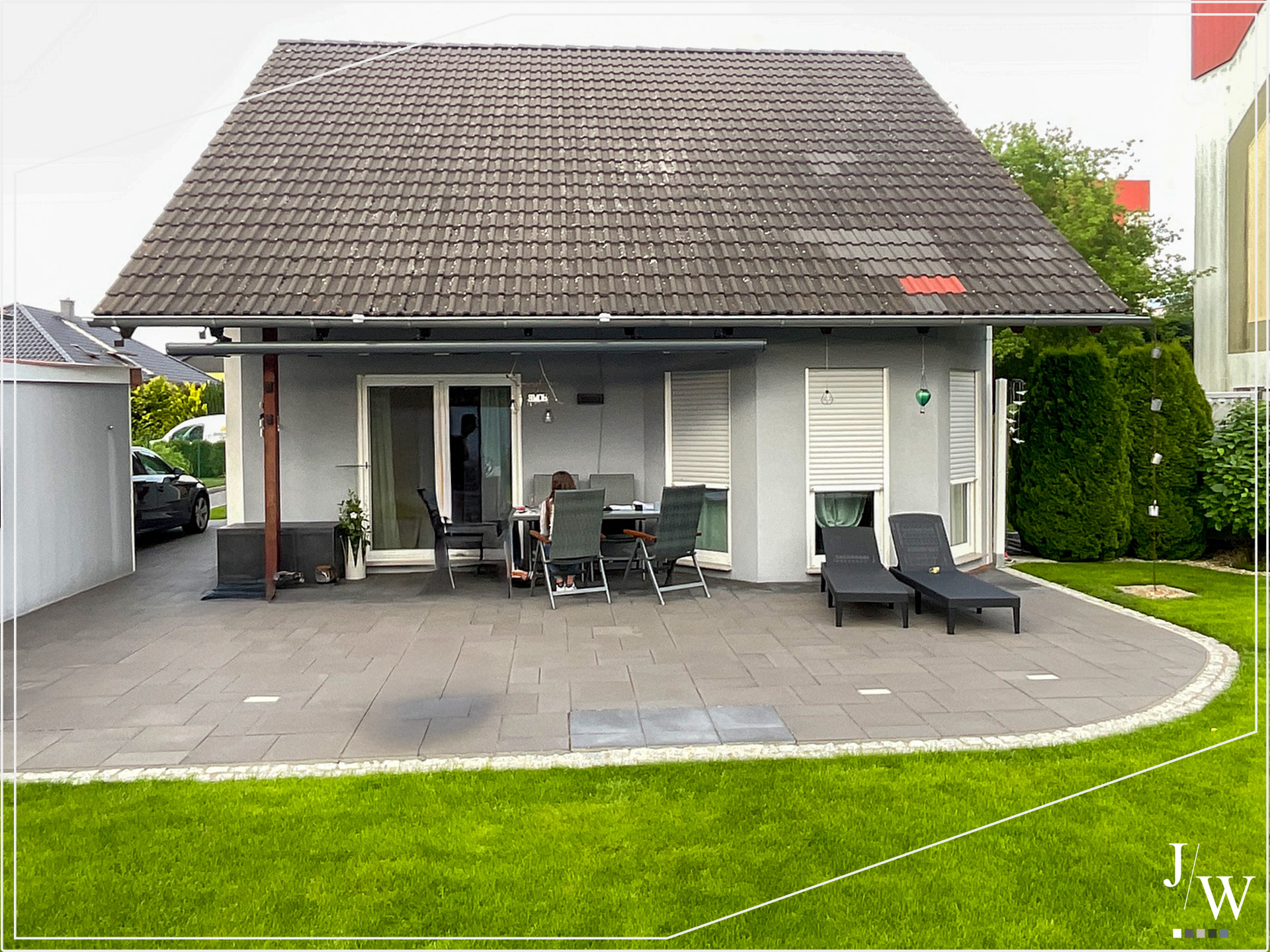 Wintergarten in Lübben - vorher