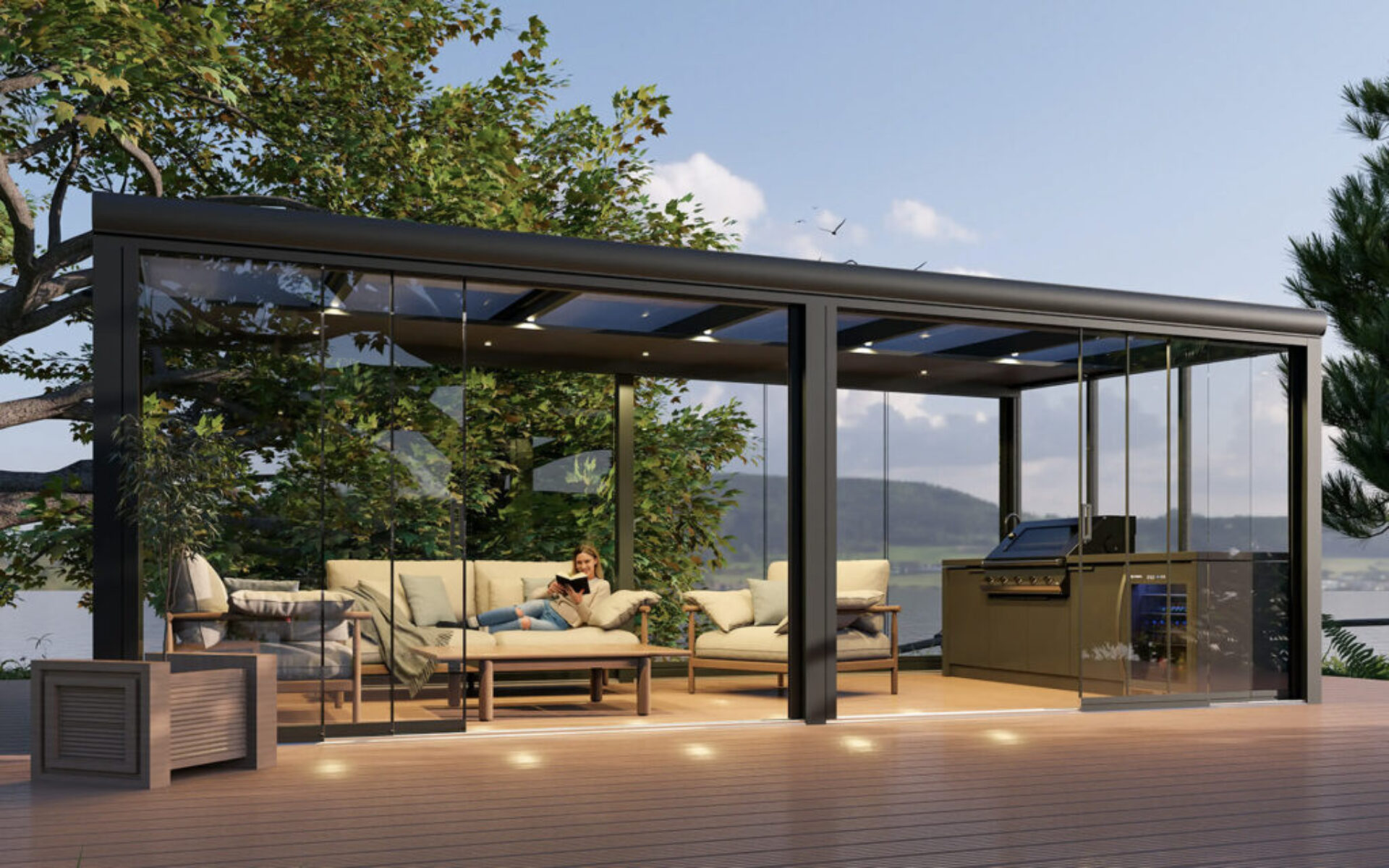 Terrassenüberdachung Polen Terrassenüberdachung aus polen mit Montage
