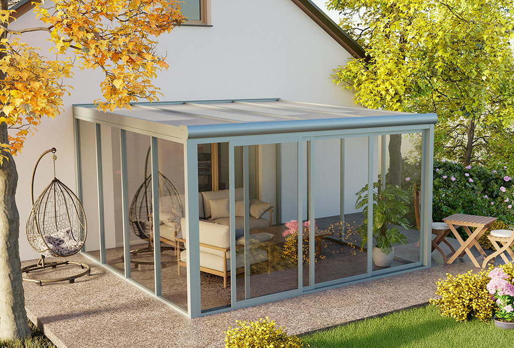Terrassenüberdachung Sonnenschutz aus Polen mit Montage Terrassenüberdachung Sonnenschutz aus Polen mit Montage